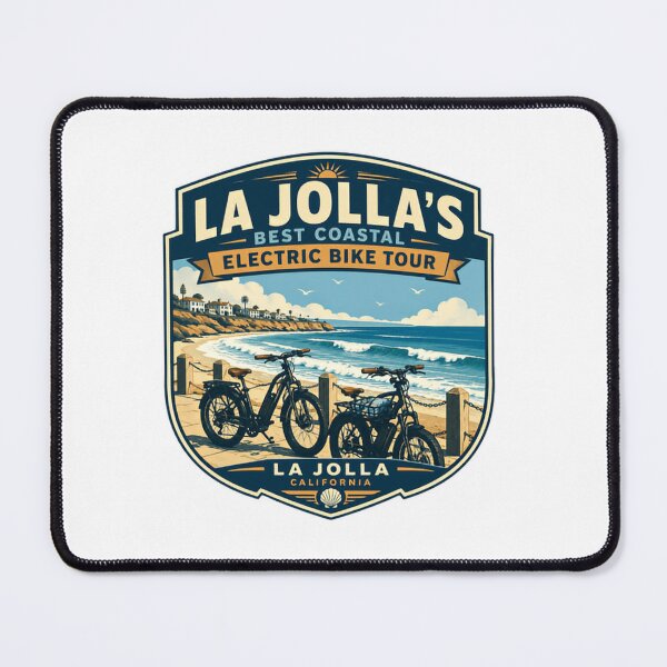 Item preview, La Jolla's Best Coastal Electric Bike Tour La Jolla California Vacation Ebike Cycling Traveler designed and sold by Simsimah26Parks.