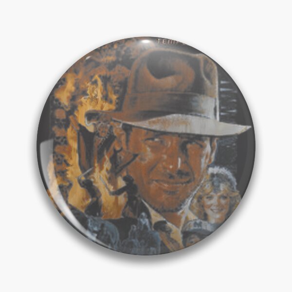 Item preview, Distressed Indiana Jones Temple Of Doom Adventure Graphic Tee – Retro Vintage Design | Perfect Gift For You And Friends designed and sold by mj4art.