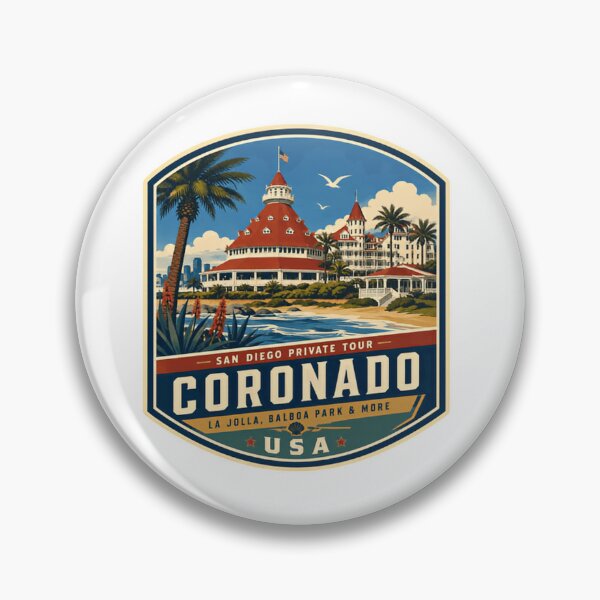 Item preview, San Diego Private Tour Coronado La Jolla, Balboa Park & More Usa California Travel Souvenir designed and sold by Simsimah26Parks.