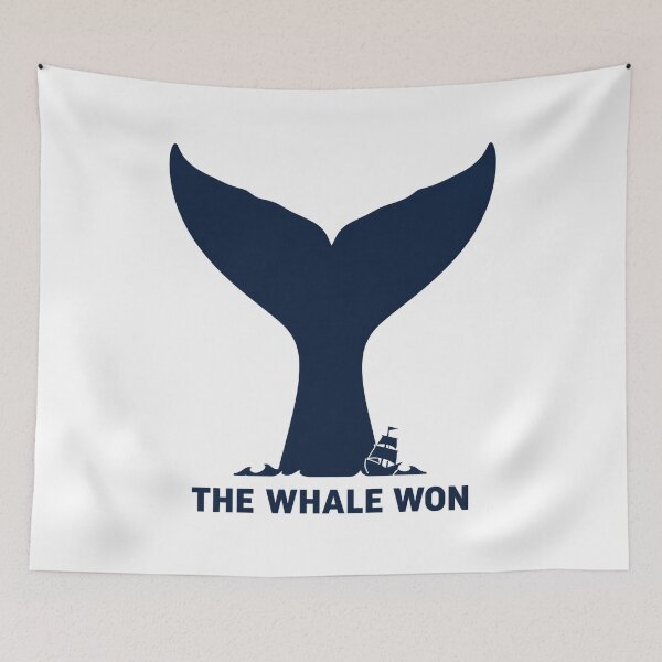 Item preview, Moby Dick: The Whale Won - Tiny Ship, Giant Tail designed and sold by Fenay Designs.