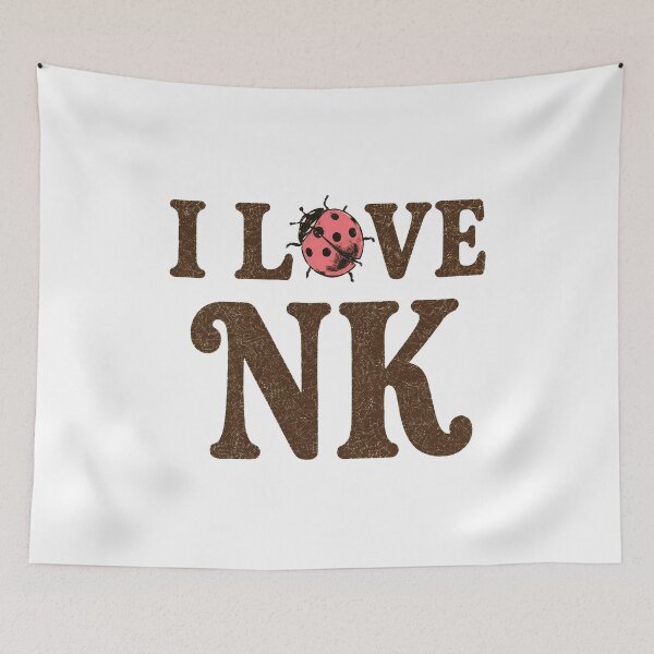 Item preview, Cute Ladybug Love Ink Vintage Typography Design designed and sold by MichelleC90932.