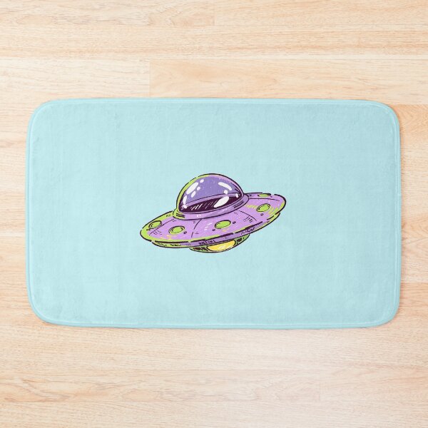 Item preview, Retro Purple UFO Flying Saucer designed and sold by jianina-alondra.