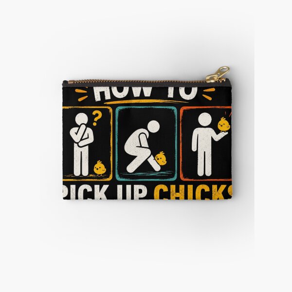 Item preview, How To Pick Up Chicks, Funny Baby Chick Humor designed and sold by Style2Vie.