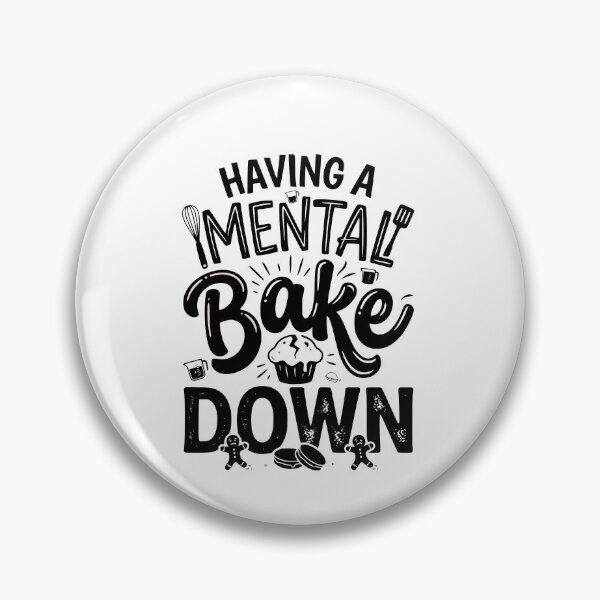 Item preview, Having A Mental Bake Down - Funny Holiday Christmas Baker Humor Design designed and sold by Lozarux.