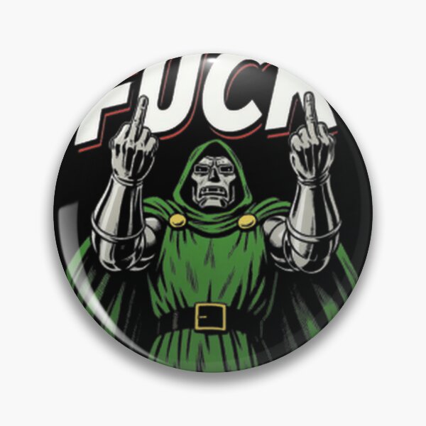 Item preview, Dr Doom Fck Edgy Comic Book Villain Streetwear Design | Limited Edition designed and sold by mj4art.