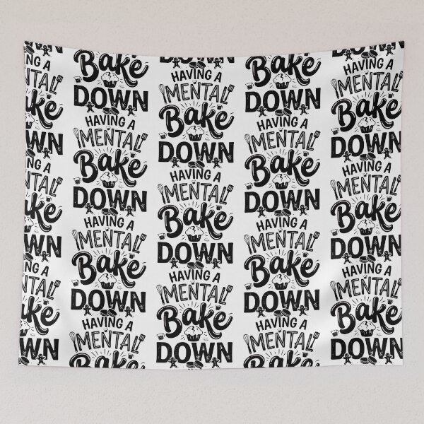 Item preview, Having A Mental Bake Down - Funny Holiday Christmas Baker Humor Design designed and sold by Lozarux.
