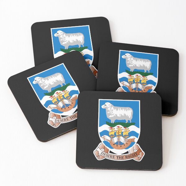 Item preview, Falkland Islands Coat of Arms FK designed and sold by shitpostee.