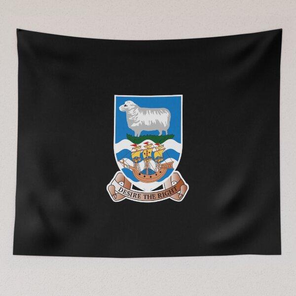 Item preview, Falkland Islands Coat of Arms FK designed and sold by shitpostee.