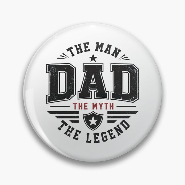 Item preview, Dad The Man The Myth The Legend - Distressed Shield Father's Day designed and sold by graphic-genie.
