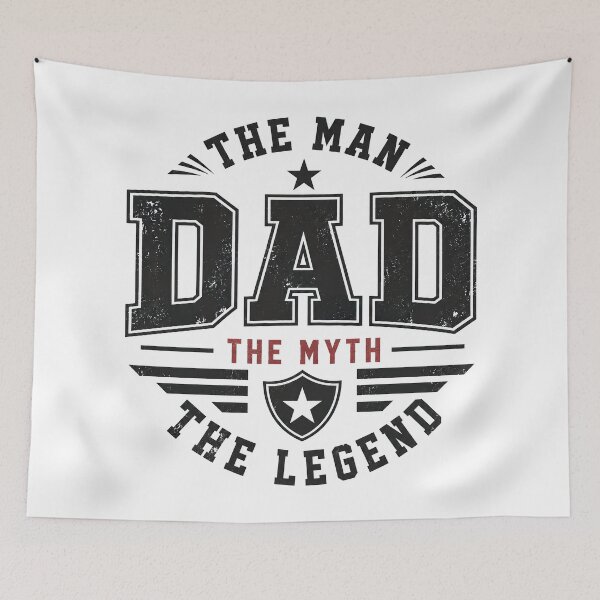 Item preview, Dad The Man The Myth The Legend - Distressed Shield Father's Day designed and sold by graphic-genie.