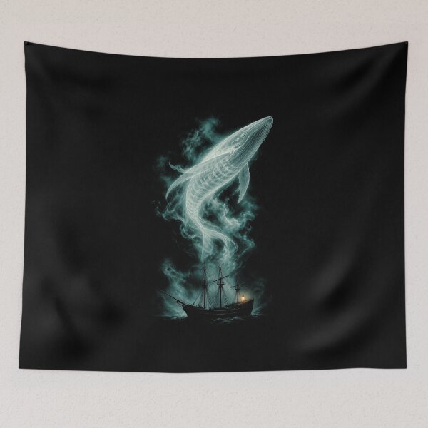 Item preview, Moby Dick Ghost Whale - Skeleton Rising from the Ship designed and sold by Fenay Designs.