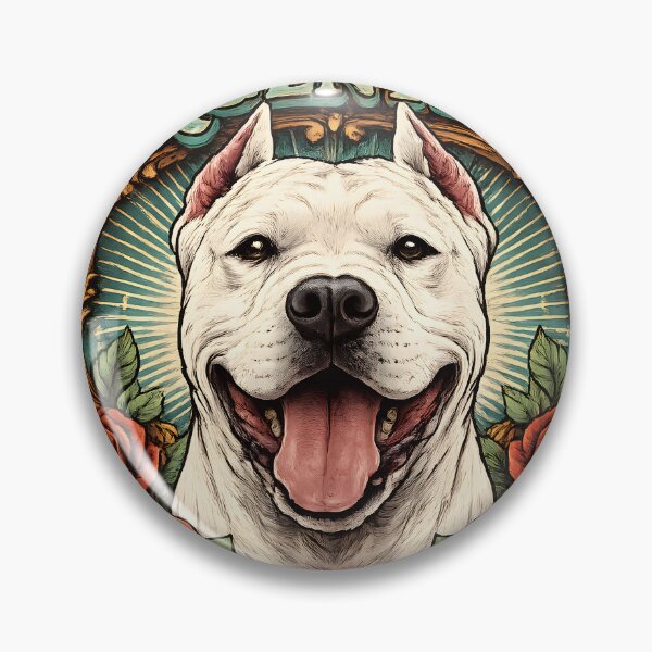 Item preview, Dogo Argentino Vintage Rose Portrait designed and sold by blankTeeShirt.