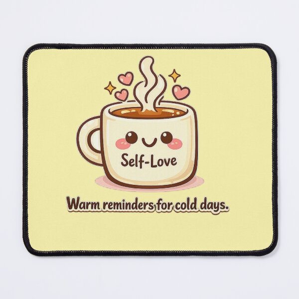 Item preview, Cozy Self Love Coffee Mug Cute Mental Health Art designed and sold by Timeless Junction.