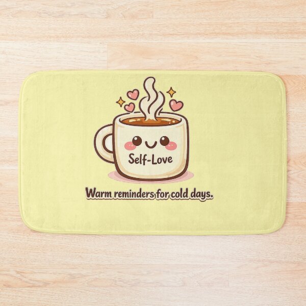 Item preview, Cozy Self Love Coffee Mug Cute Mental Health Art designed and sold by Timeless Junction.