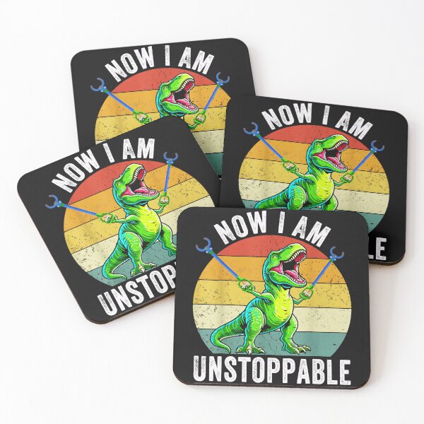 Item preview, Now I Am Unstoppable T-Rex Dinosaur Funny Unstoppable Grabber Arms designed and sold by BrockmeyeSB.