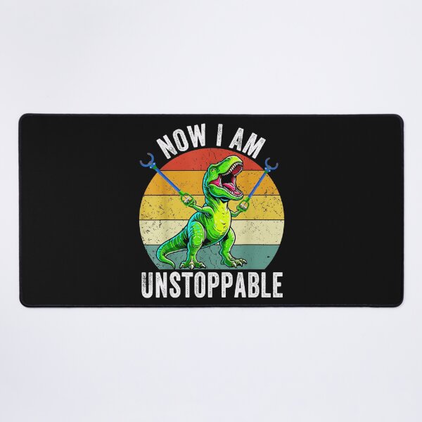 Item preview, Now I Am Unstoppable T-Rex Dinosaur Funny Unstoppable Grabber Arms designed and sold by BrockmeyeSB.