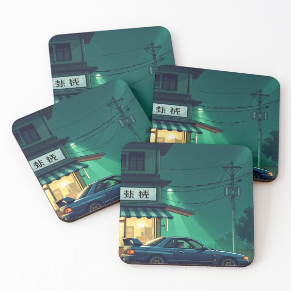 Item preview, Midnight Tokyo Retro Sports Car Japan designed and sold by grzezzz.