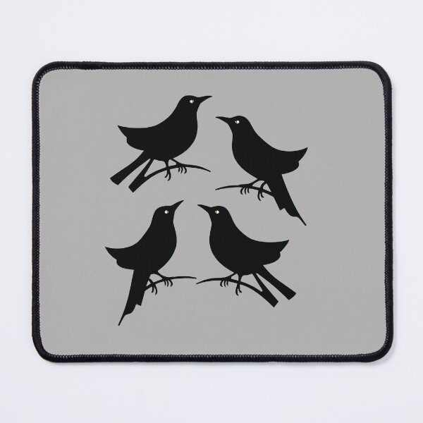 Item preview, Four Calling Birds Retro Mid-Century Cut-Out 8 designed and sold by taiche.
