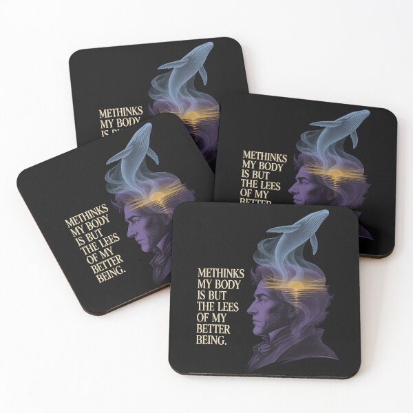 Item preview, Moby Dick Better Being - Melville Quote at Sunset designed and sold by Fenay Designs.
