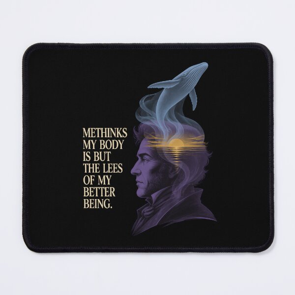 Item preview, Moby Dick Better Being - Melville Quote at Sunset designed and sold by Fenay Designs.