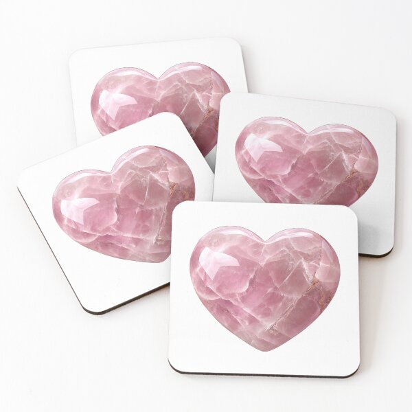 Item preview, Rose Quartz Crystal Heart Pink Gemstone designed and sold by jianina-alondra.