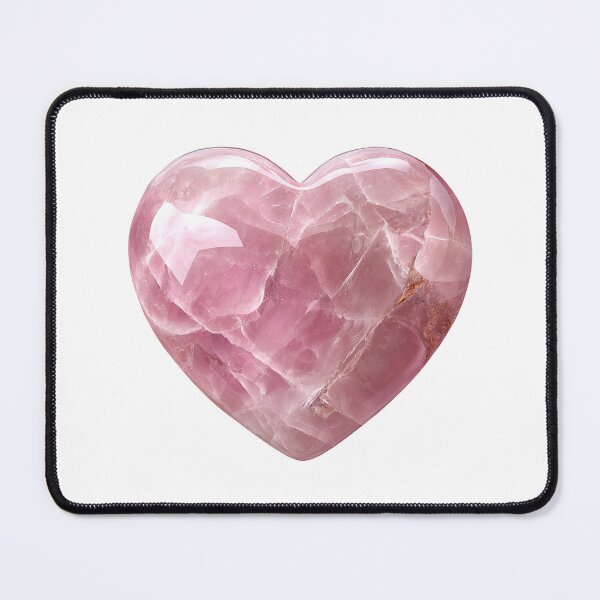 Item preview, Rose Quartz Crystal Heart Pink Gemstone designed and sold by jianina-alondra.