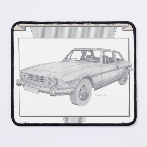 Item preview, Triumph Stag Mk2 2 Door Coupé Hand-drawn designed and sold by Classic Car Art Drawings.