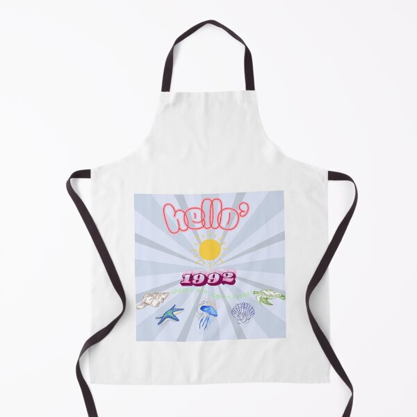 Item preview, Hello 1992 Summer Sea Turtles and Shells Retro Design designed and sold by NourArtCorner.