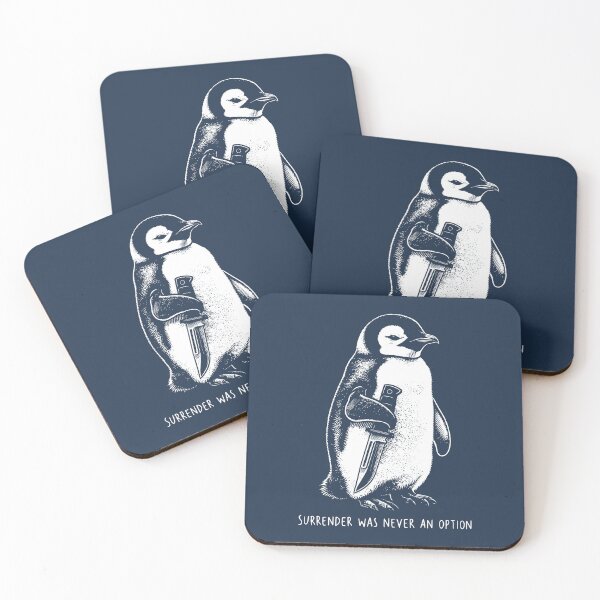 Item preview, Surrender Was Never An Option Funny Penguin   designed and sold by Y-Vibes.
