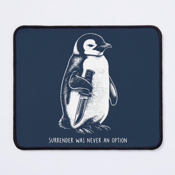 Item preview, Surrender Was Never An Option Funny Penguin   designed and sold by Y-Vibes.