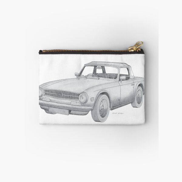 Item preview, Triumph TR6 2 Door Roadster Hand-drawn designed and sold by Classic Car Art Drawings.