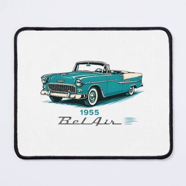 Item preview, Chevy Bel Air Convertible Turquoise Retro Vibes | Limited Edition designed and sold by Crafts4MeAndU.