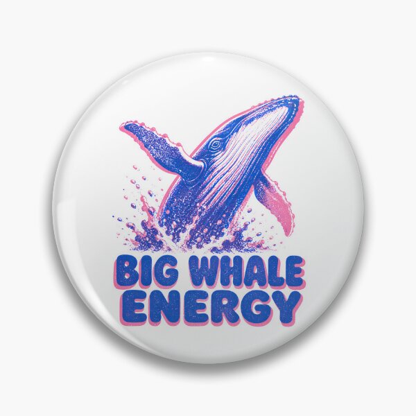 Item preview, Moby Dick Big Whale Energy - Neon Breach designed and sold by Fenay Designs.