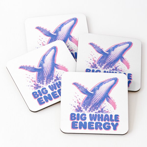 Item preview, Moby Dick Big Whale Energy - Neon Breach designed and sold by Fenay Designs.
