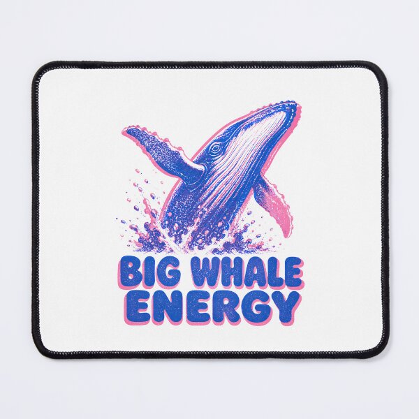 Item preview, Moby Dick Big Whale Energy - Neon Breach designed and sold by Fenay Designs.