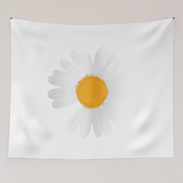 Item preview, Minimal White Daisy Flower Botanical Nature Design designed and sold by DavidSant59546.