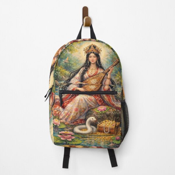 Artikelvorschau, Benzaiten, Gemälde einer mystischen japanischen Göttin entworfen und verkauft von GalleryKauffeld.