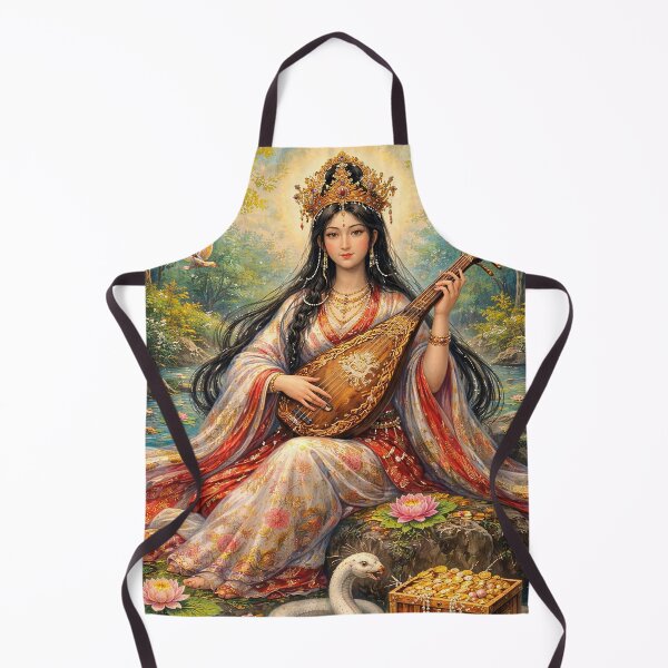 Item preview, Benzaiten, Mystical Japanese Goddess Painting designed and sold by GalleryKauffeld.