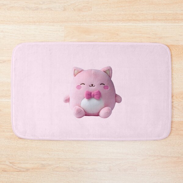 Item preview, Kawaii Pink Cat Plush Character designed and sold by jianina-alondra.