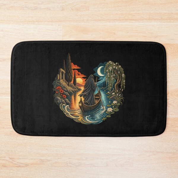 Item preview, The Ferryman Between the Sun and the Moon designed and sold by Odinsshop.