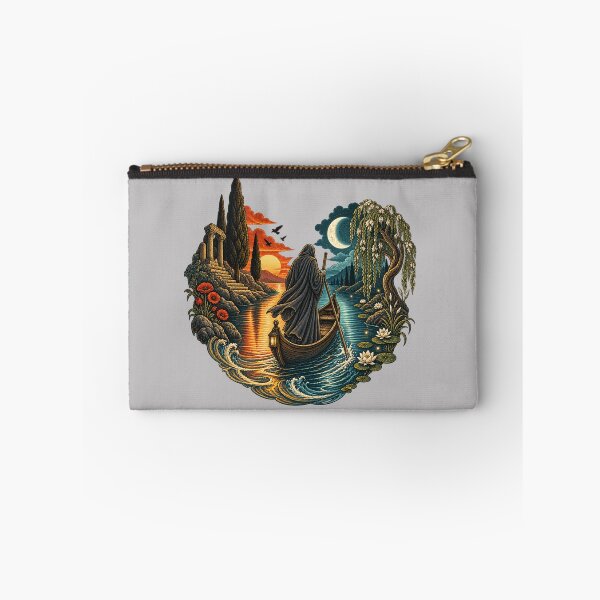 Item preview, The Ferryman Between the Sun and the Moon designed and sold by Odinsshop.