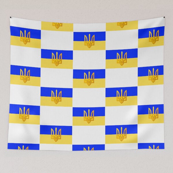 Item preview, Ukraine Flag - Stop No War Silent Support designed and sold by pan-tien.
