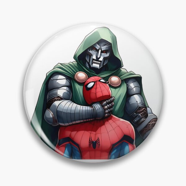 Item preview, Doctor Doom Choking Spider-Man Epic Comic Art Graphic | Perfect Gift For You And Friends designed and sold by mj4art.