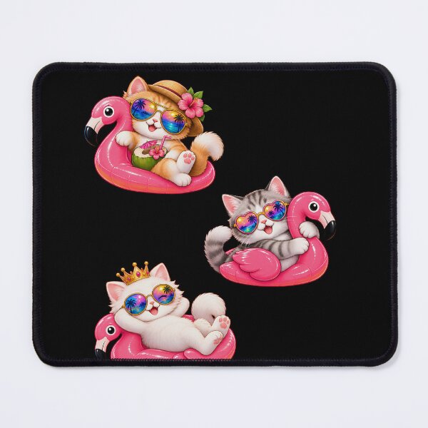 Item preview, Chillin, Flamingo Cat designed and sold by YSTART.
