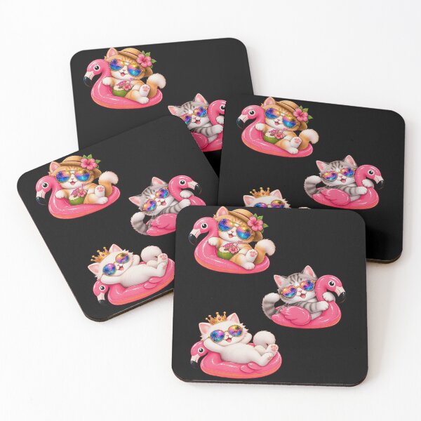 Item preview,  Chillin, Flamingo Cat  designed and sold by YSTART.