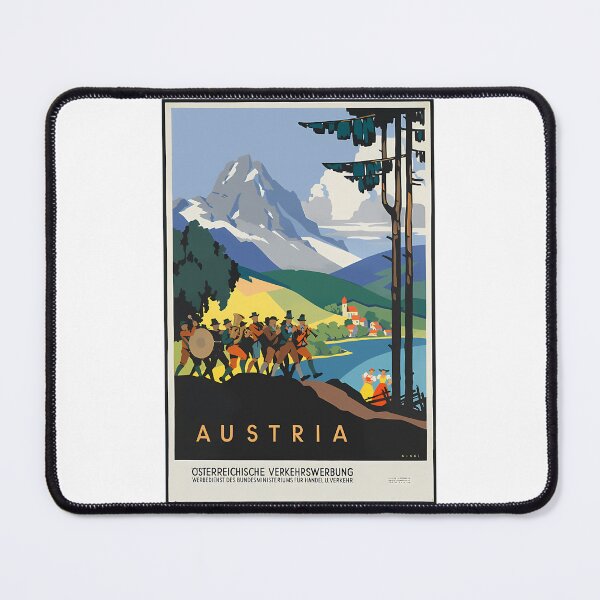 Item preview, Vintage Travel Poster Austria designed and sold by pan-tien.