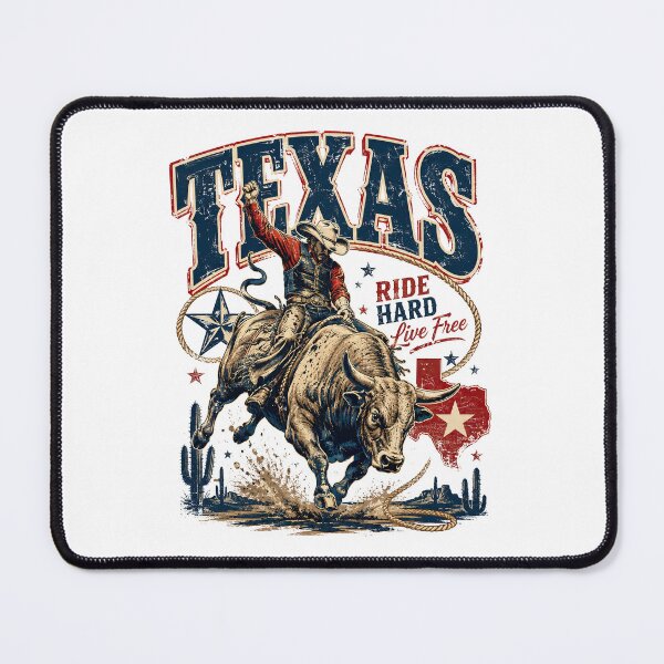 Item preview, Texas Rodeo Cowboy - Ride Hard Live Free Bull Rider designed and sold by graphic-genie.