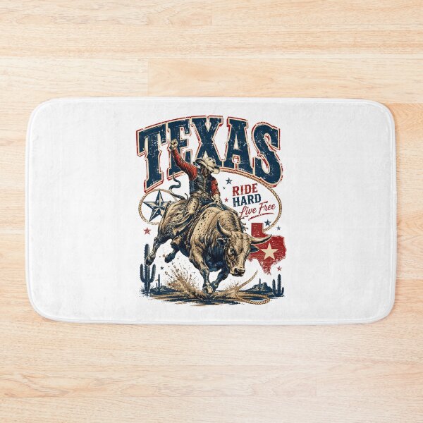 Item preview, Texas Rodeo Cowboy - Ride Hard Live Free Bull Rider designed and sold by graphic-genie.