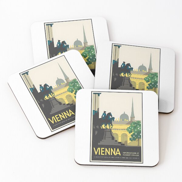 Item preview, Vintage Travel Poster Vienna designed and sold by pan-tien.