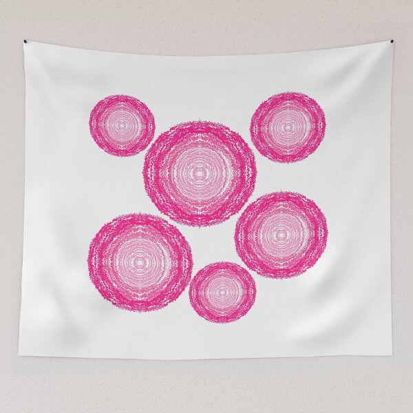 Item preview, Pink Abstract circle Patter    designed and sold by LittleHappiness by Kamollak .